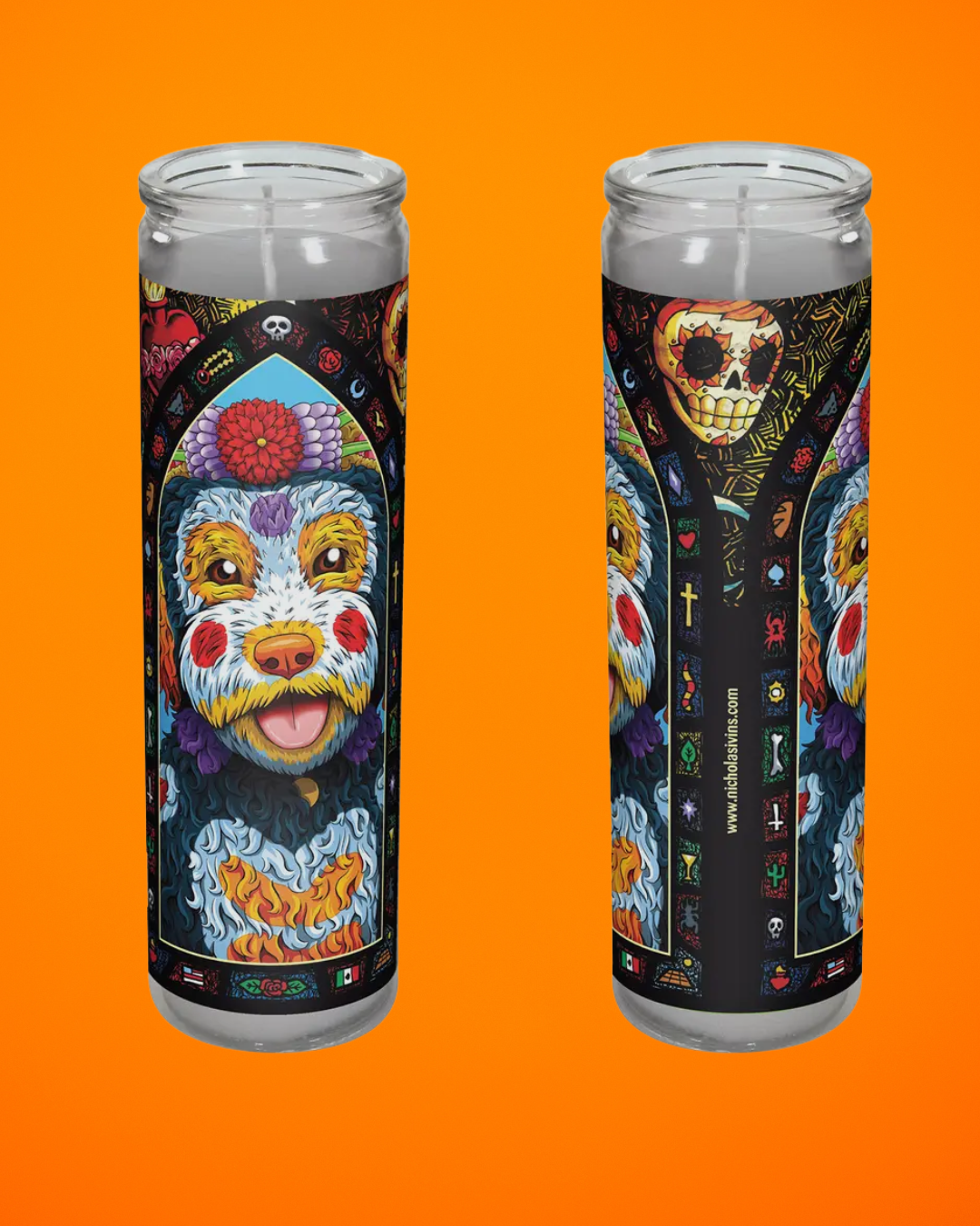 Doodle Candle