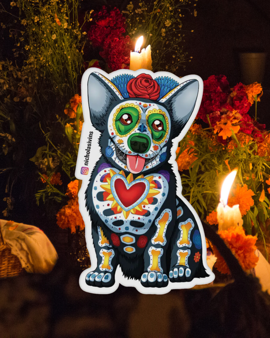 Corgi Dog Sticker