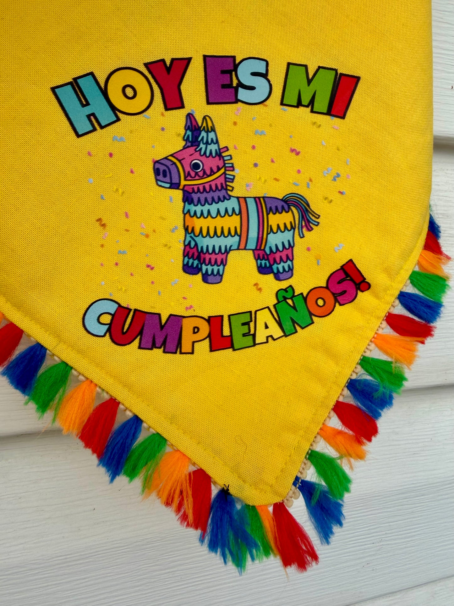 Hoy es mi cumpleaños pet bandana