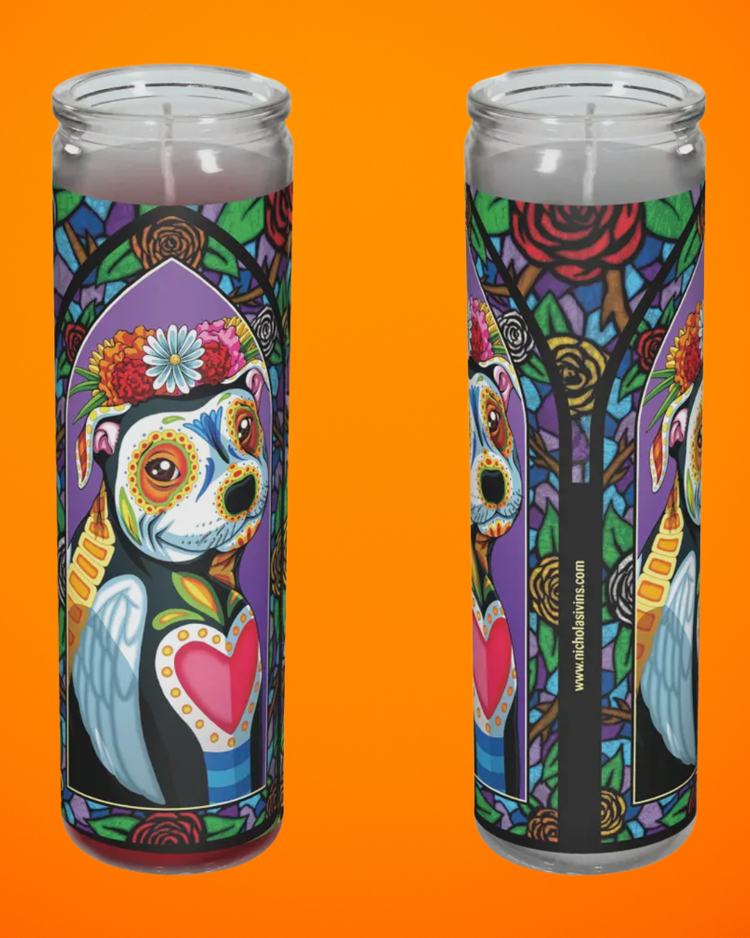 Pit Bull Candle