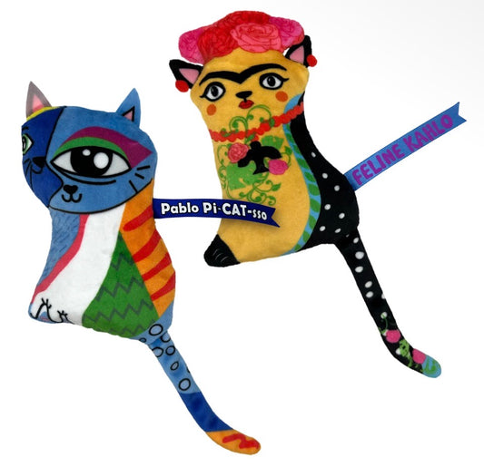 Frida y Picasso Cat Toys