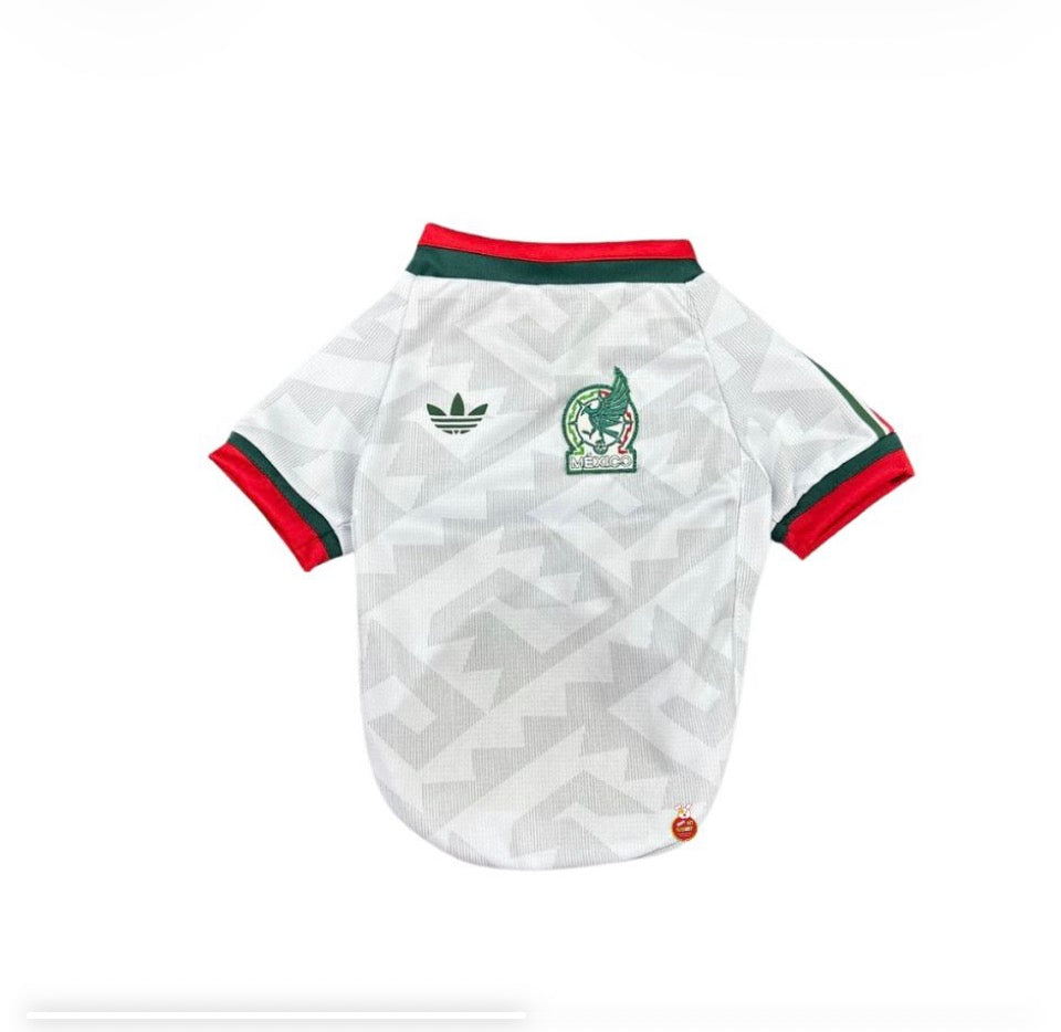 PRE-ORDER WHITE Selección México Pet Jersey